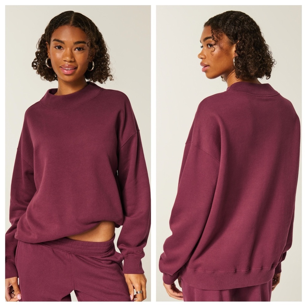 Hollister mock neck sweatshirt